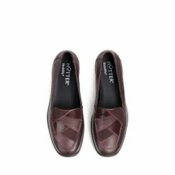 Hotter Wide Fit Red Faith II Slip-On Shoes -Hotter Shop unnamed file 515