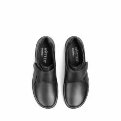 Hotter Sugar II Wide Fit Touch Fastening Black Shoes -Hotter Shop unnamed file 520