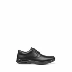 Hotter Burton II Black Lace Up Shoes