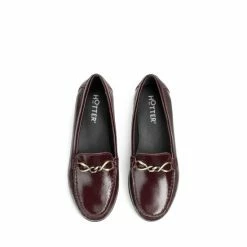 Hotter Cruiser Wide Fit Red Slip-On Shoes -Hotter Shop unnamed file 546