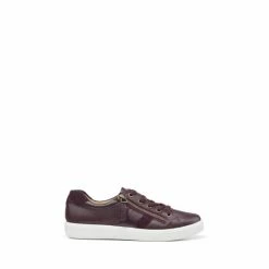 Hotter Purple Chase Lace Up Zip Shoes