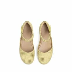 Hotter Yellow Blake Touch-Fastening Mary Jane Shoes -Hotter Shop unnamed file 695