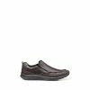 Hotter Boost II Brown Slip On Shoes