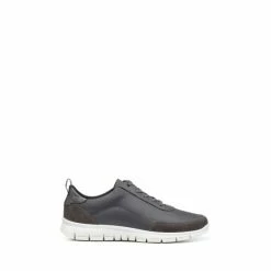 Hotter Wide Fit Grey Gravity II Lace-Up Shoes