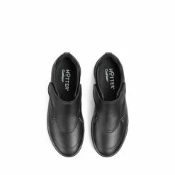 Hotter Wide Fit Roxie Touch-Fastening Black Shoes -Hotter Shop unnamed file 879