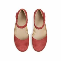 Hotter Red Blake Touch-Fastening Mary Jane Shoes -Hotter Shop unnamed file 885