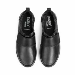 Hotter Exton Black Wide Fit Touch-Fastening Full Covered Shoes -Hotter Shop unnamed file 90